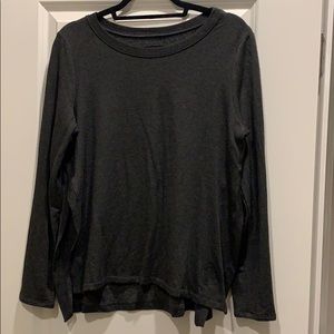 Pure Barre x Beyond Yoga Charcoal Pullover